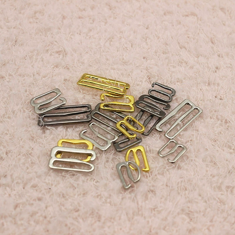 Прямая поставка с завода, Регулировочная пряжка с 9 Словами, металлические аксессуары для нижнего белья, аксессуары для бюстгальтера, соединительная Пряжка, золото и серебро, пистолет, черный