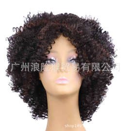 高温丝假发 Kinky curl 小曲度假发 非洲款式假发