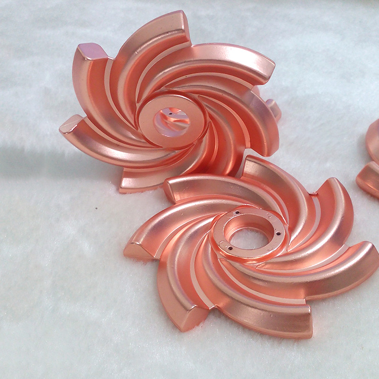 五金电镀加工玫瑰金铝合金表面处理电镀金指尖陀螺电镀厂镀玫瑰金