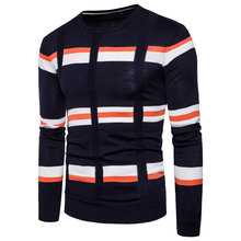 Men's crew neck sweater long sleeve men's knitʿë´