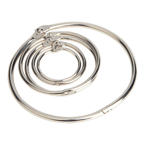 Manufacturers make cross-border metal open rings, iron book rings, photo album rings, desk calendar card rings, binding rings wholesale