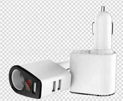 3U车载充电器（点烟筒+数显）