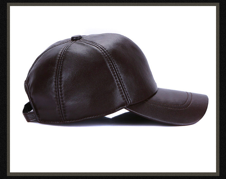 羊皮棒球帽男  (16)