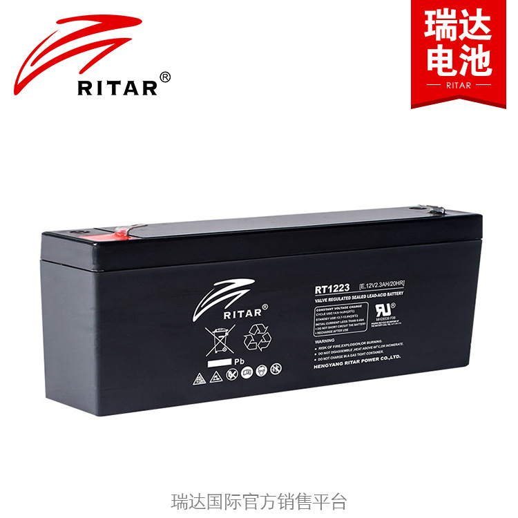 12V2.3ah E款铅酸蓄电池 电动门 电动自动卷闸门电瓶免维护