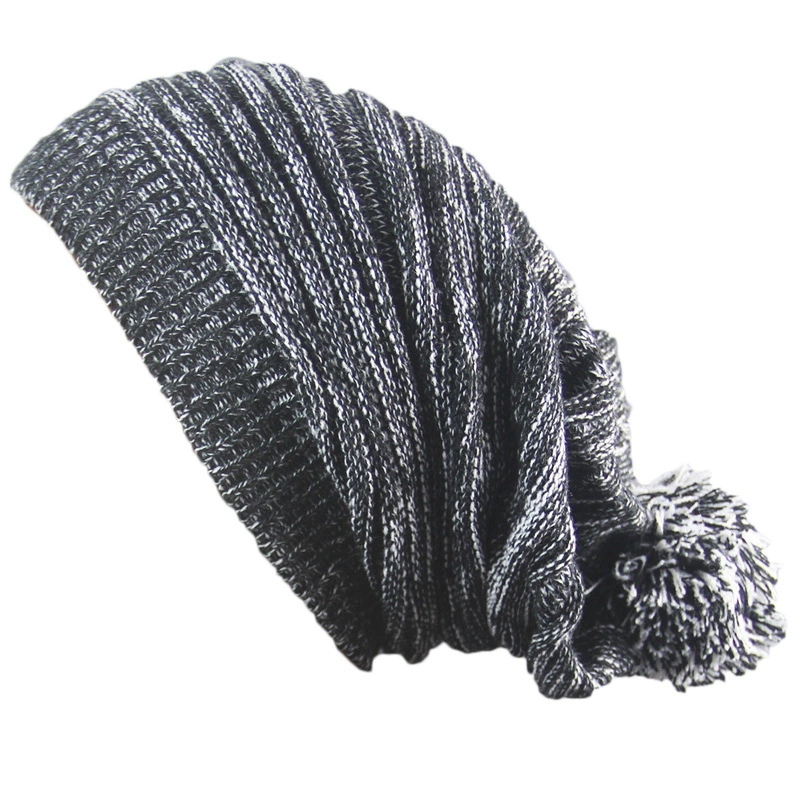 Зимняя двуцветная вязаная шапка, шерстяной комплект для мужчин и женщин, AliExpress, eBay, корейский стиль