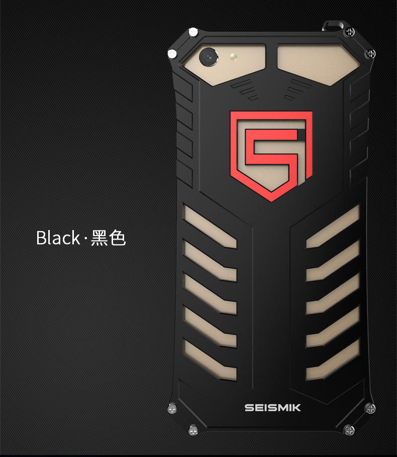 SEISMIK S-ONE Armor Man Shockproof Aluminum Shell Metal Case Cover for vivo X9s Plus / vivo X9s / vivo X9 Plus / vivo X9 / vivo V5 Plus