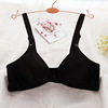 Supporting wireless bra for mother for breastfeeding, for middle age, front lock