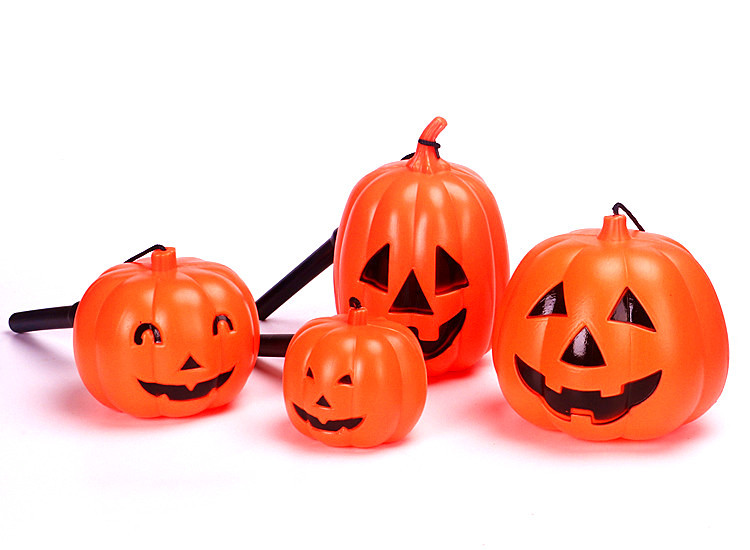 2020 Dhl Wholesale Small Plastic Halloween Pumpkin Pot7cm*7cm/Pumpkin