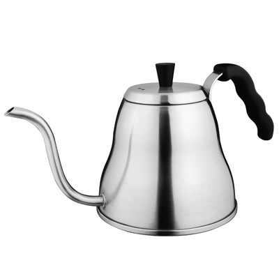 304不锈钢手冲咖啡壶 细口咖啡壶家用 1L细长嘴咖啡手冲壶电磁炉