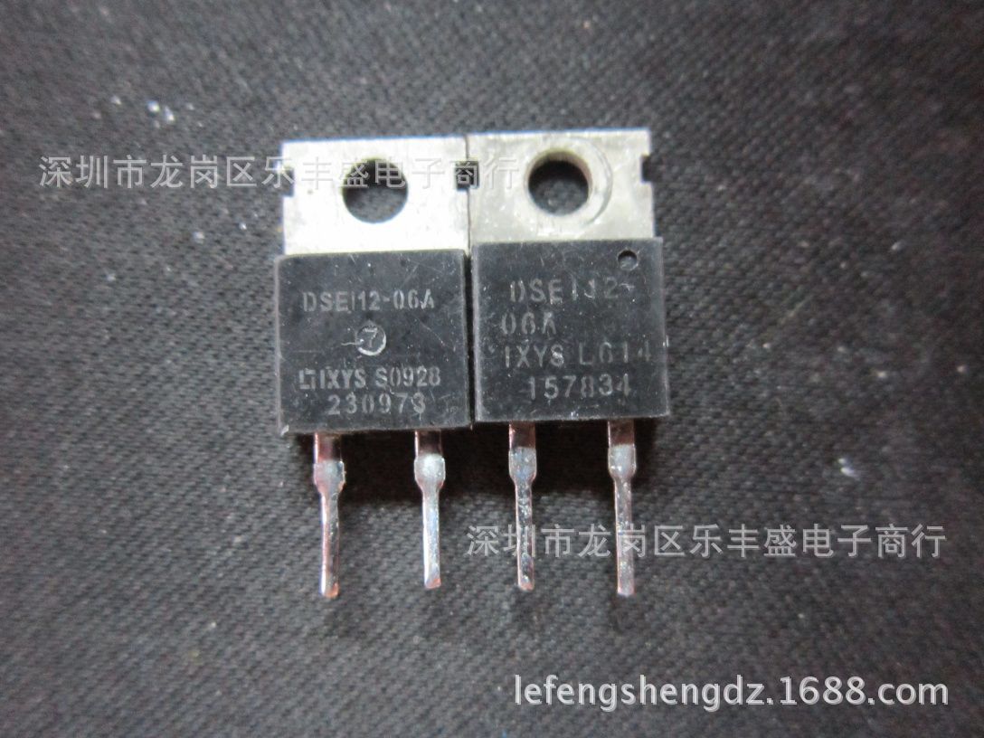 DSEI12-06A 拆机IXYS TO-220-2 超快速二极管 12A 600V