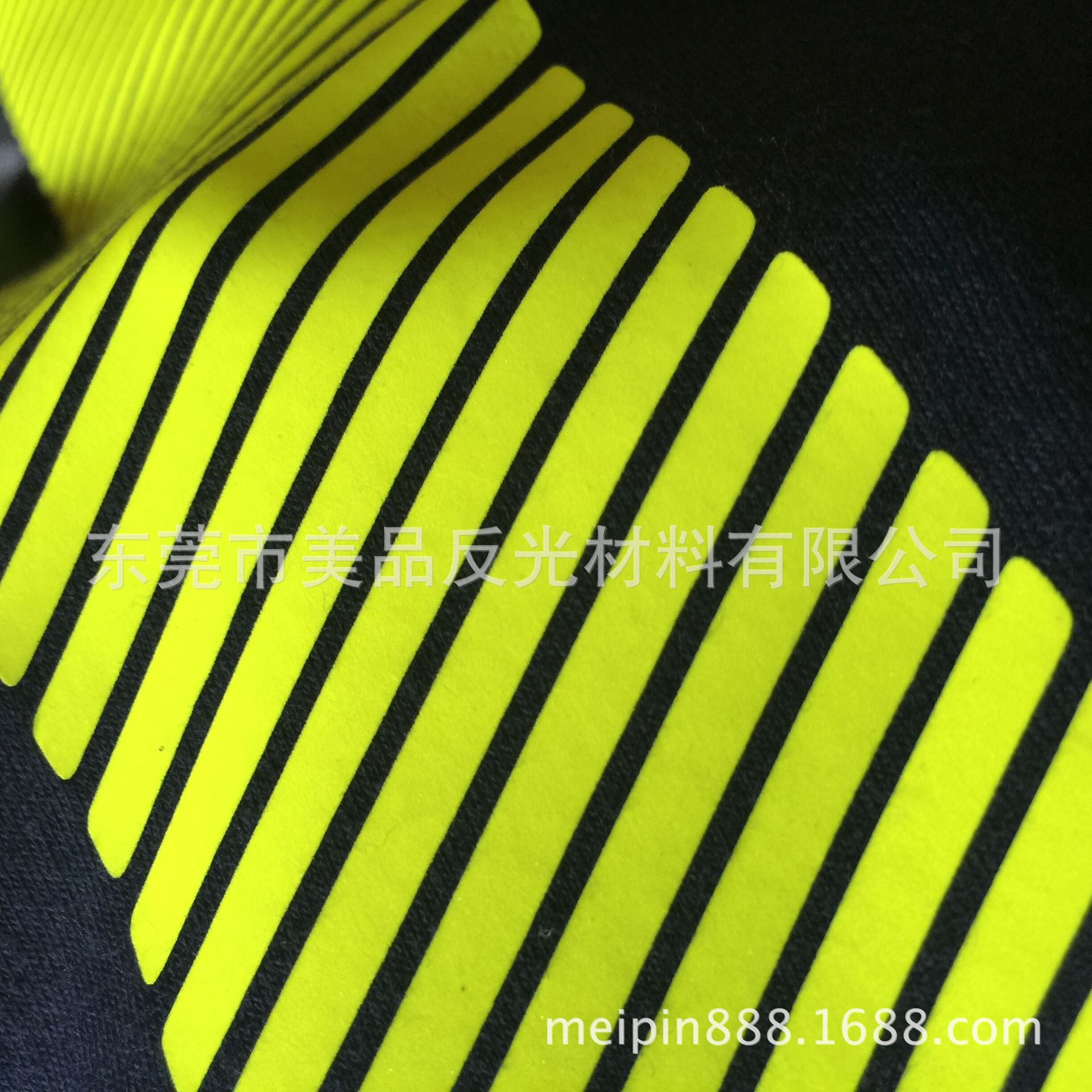 反光斜条荧光黄雕刻反光标反光烫画标反光转印标反光LOGO反光条-阿里巴巴