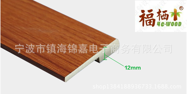 强化踢脚线侧视图