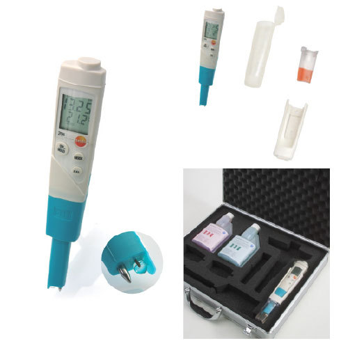 笔式ph计德国德图testo 206-pH1酸碱度测试仪液体便携PH测试仪