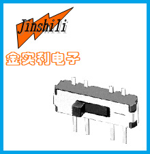 厂家供应 拨动开关MSS-13D19(1P3T) 环保拨动开关