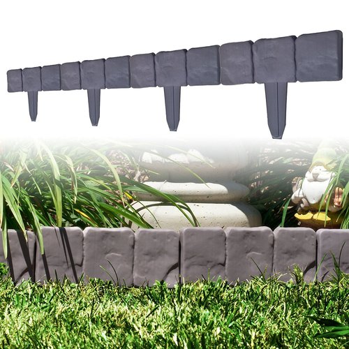 Fence balcony garden vegetable pot succulent plant flower pot plastic fence rectangular flower trough garden lawn fence
