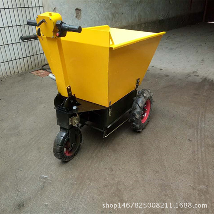 建筑工地电动手推车 小型短途运输矿用新型搬运电动手推车