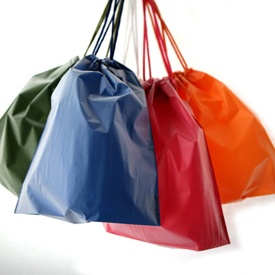 Plastic Drawstring Bag Beam port Storage Drawstring bag Daily Home Furnishing Storage bag Degradation Plastic Bag