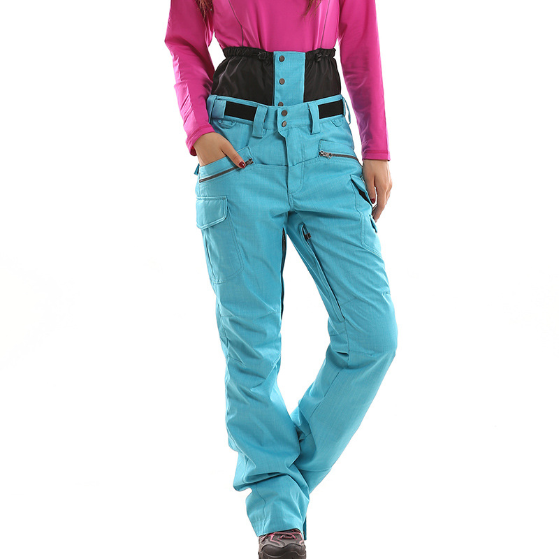 Women's Clothing outdoor thick warm waterproof snowboard pants single and double snowboard pants _voghion.com