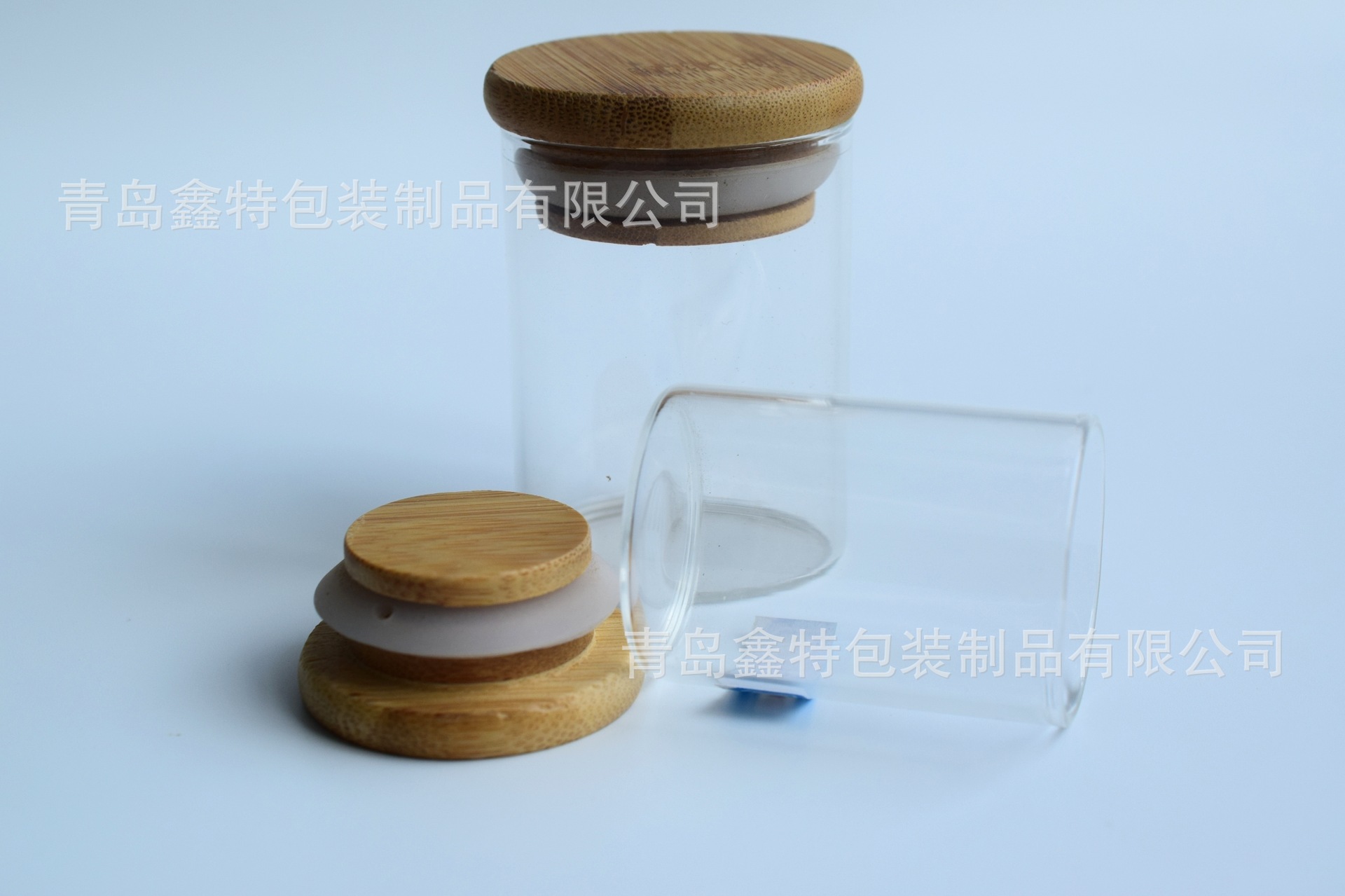 现货1oz 4oz 2oz 管制瓶 高硼硅玻璃瓶 木塞盖 收纳瓶 直筒玻璃瓶