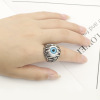 Fashionable ring stainless steel, jewelry, European style, wholesale