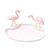 贝衡 Metal jewelry, storage system, necklace and earrings, photography props, flamingo