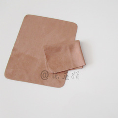 咖啡色麂皮絨鏡布高檔海島絲眼鏡布可定製LOGOL廠家批發