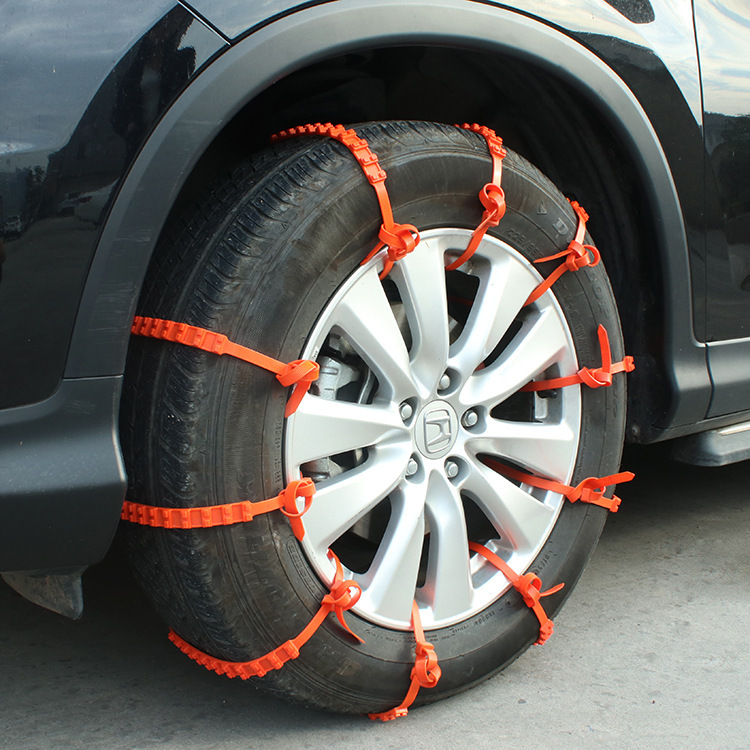 Car tire chains tyre Ligature Chains Plastic tape The snow Meet an emergency Turnaround Non-slip tape R-1520