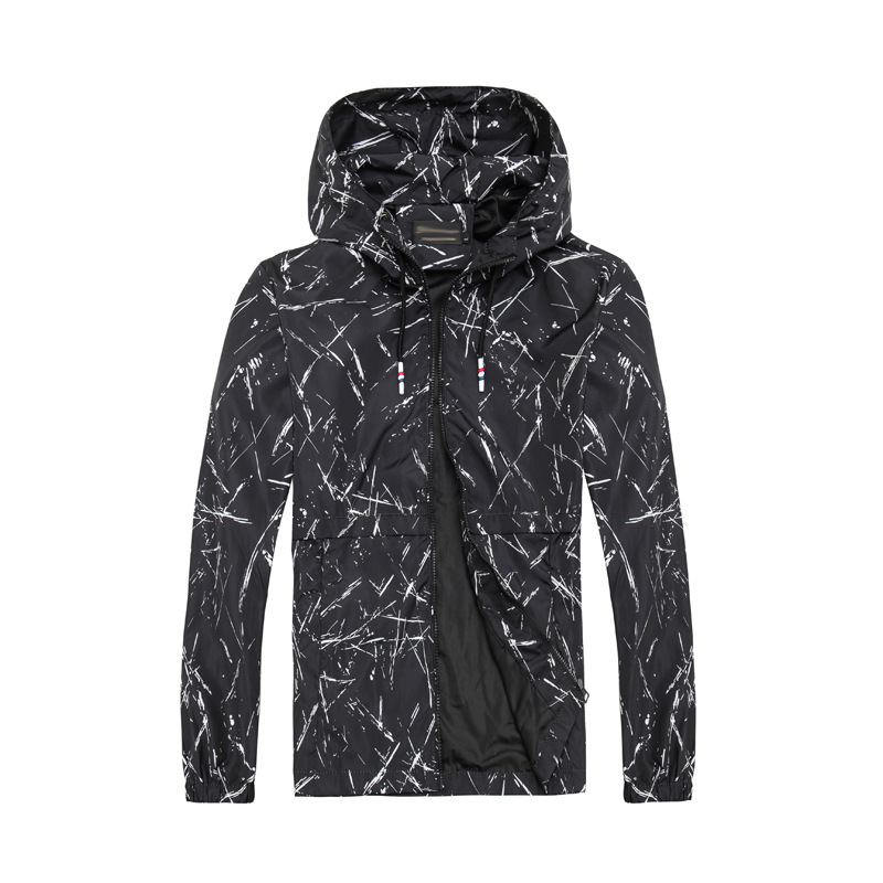 Spring and Autumn New Hooded Loose Men's Jacket Korean Men's Youth Men's Jacket ebay Amazon wish
