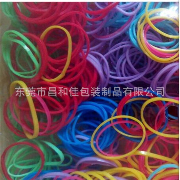 出口防老化彩色小橡皮圈环保可出口宝宝发圈橡皮筋耐用束发