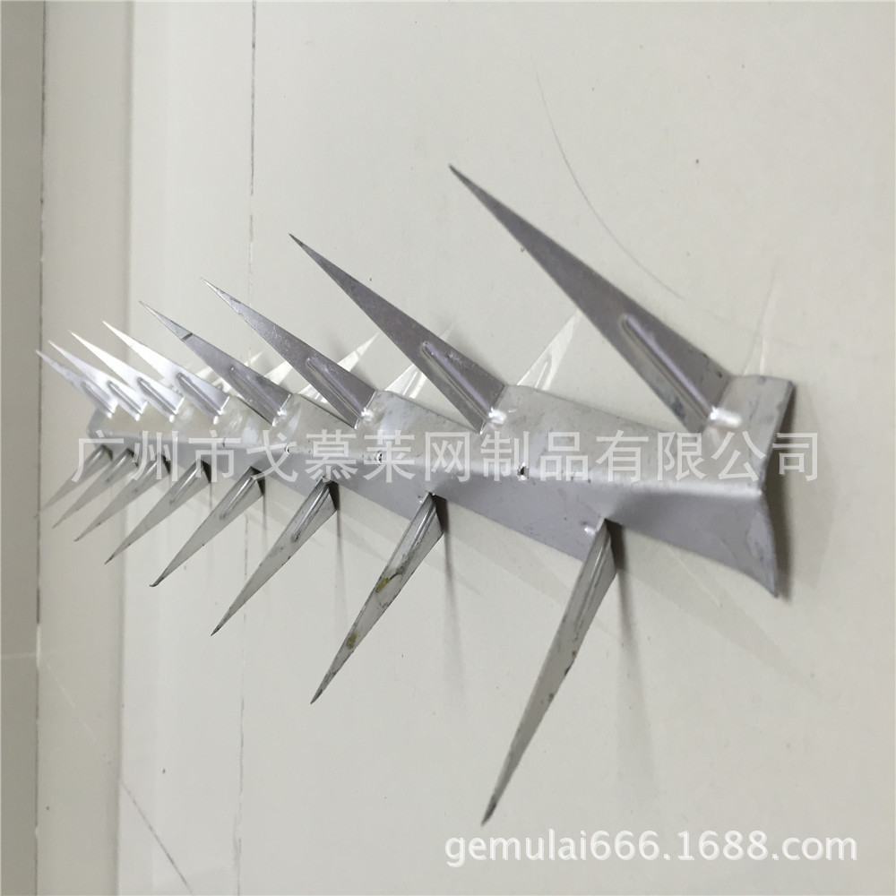厂家直销小区防盗刺防锈围墙刺钉 不锈钢金属刺钉 防爬刺网