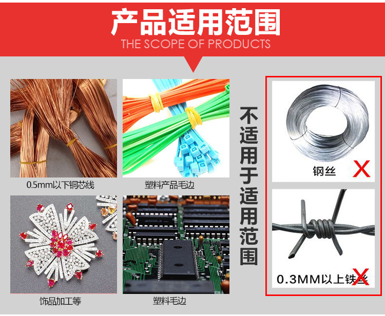 CRV钢丝钳8寸 重型 7寸省力包塑柄老虎钳工业级 电工维修五金工具详情10