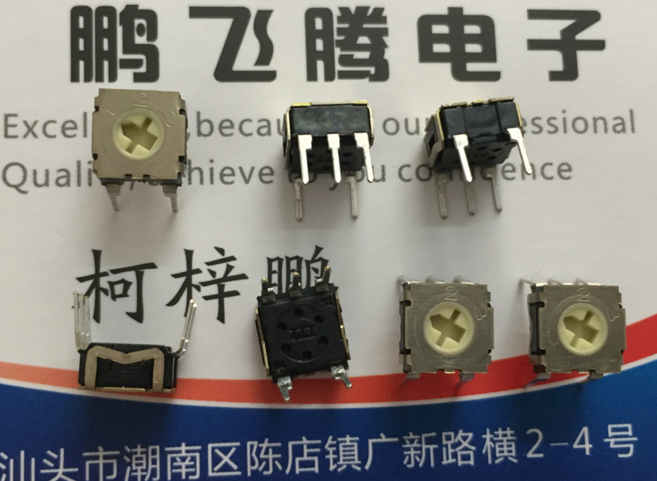 进口法国ITT RTE0300N04 1-3/3位/3档旋转拨码编码开关 直插5脚