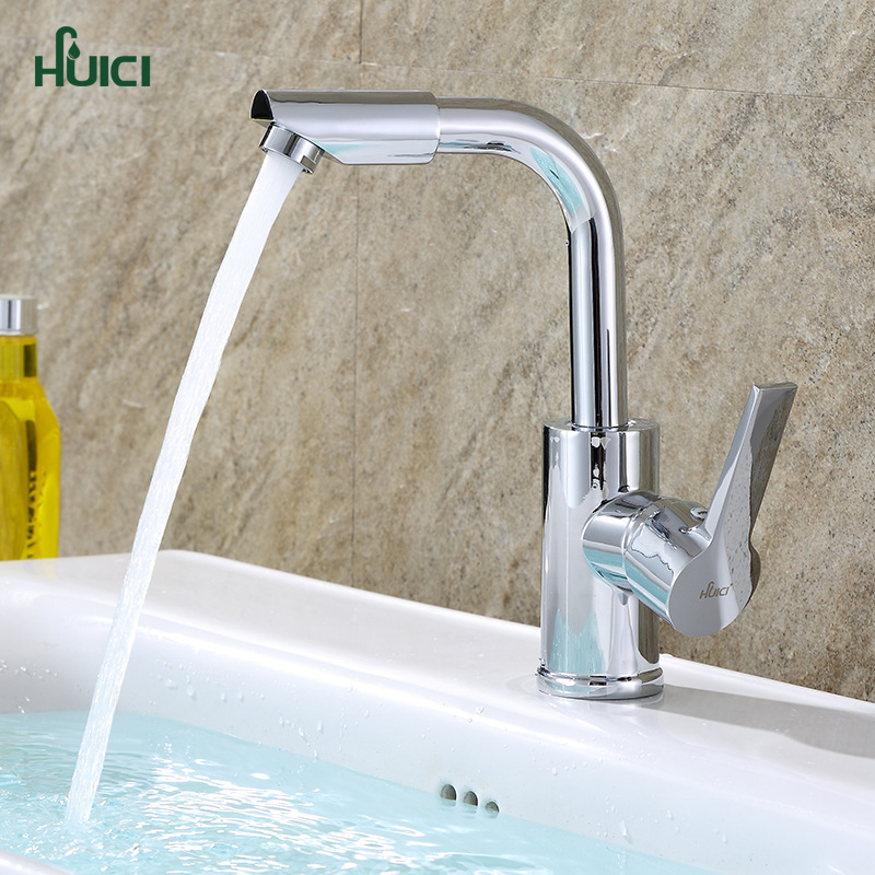 Porcelain Basin Faucet Washbasin Faucet Healthy Single-Hole Basin Faucet Hot and Cold Water Faucet