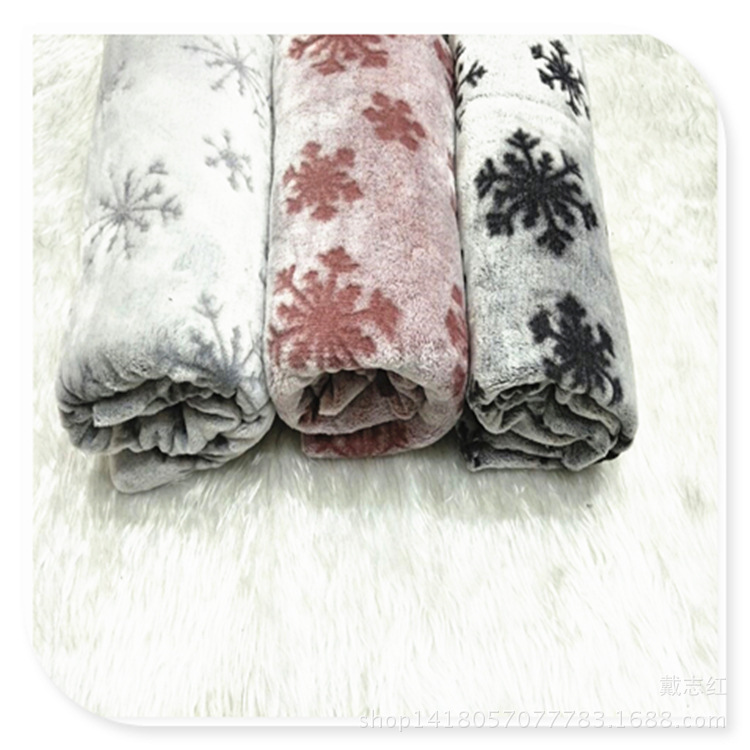 Velvet double-sided flannel two-color cloth
