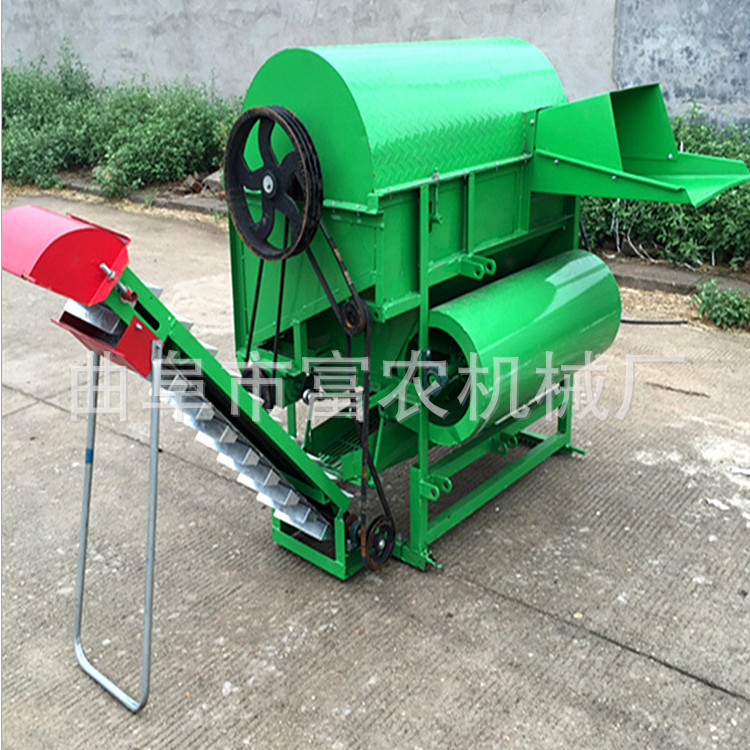 四轮干湿两用摘果机 花生摘果机械 大型自动装袋摘果机 收获机