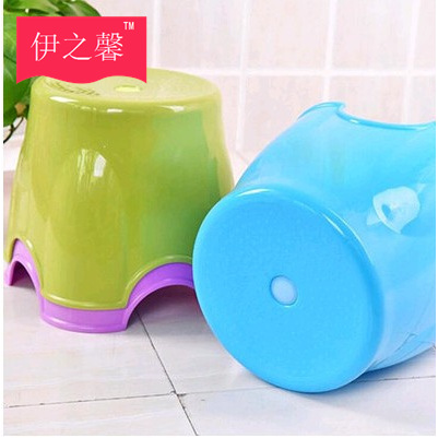 时尚加厚儿童塑料小凳子 创意浴室防滑换鞋凳|ru