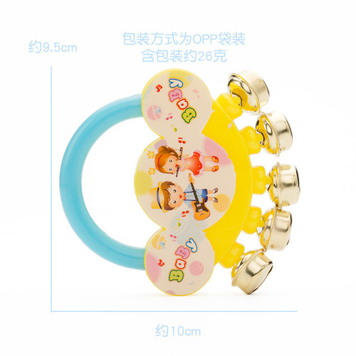 New maternal and infant gifts, early education teaching aids, newborn baby hand rattles, baby toys 0-1 years old, street stall hot selling batch