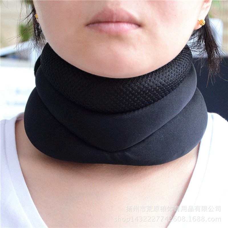 三段式车缝海绵护颈托久坐手机低头族颈部支撑护脖子套支撑围脖