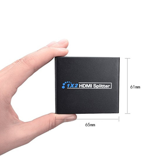 HDMI Splitter High Definition Video Distributor 1-to-2 Switcher One Input Two Outputs One Input Two Outputs 1080P