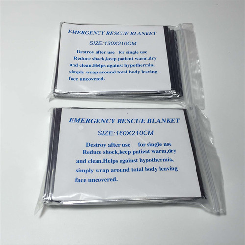 130*210 emergency blanket, thermal blanket, emergency pad, survival blanket, earthquake first aid kit accessories, first aid sleeping bag