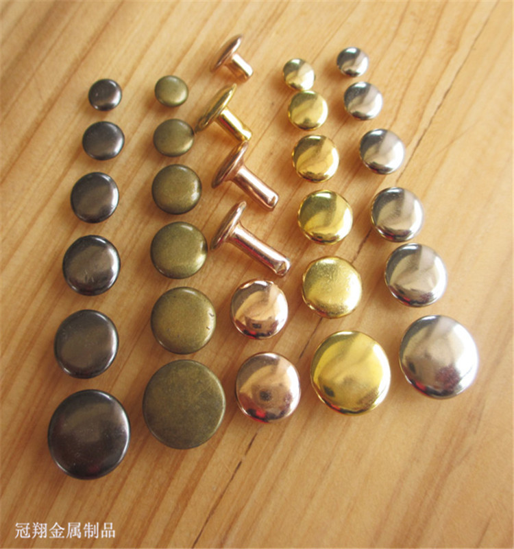 Luggage and luggage Hardware fittings factory Direct selling Of large number Stock Various Specifications colour Two-sided Rivets Single Rivets Rivets