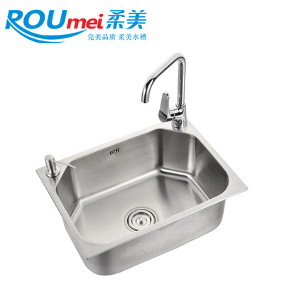 Manufactor Direct selling supply RM-540 Conjoined 304 Stainless steel sink Trays water tank Single groove Special Offer