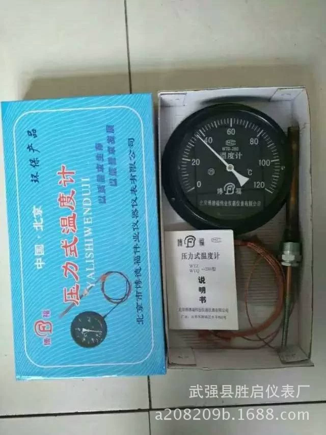Термометр давления WTQ-280, указательный термометр давления 0-120 градусов 5m проводной термометр типа давления