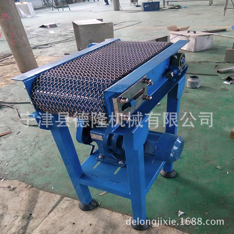 金属网带式输送机 不锈钢网带带风机风冷线  粮食蔬菜装车输送机