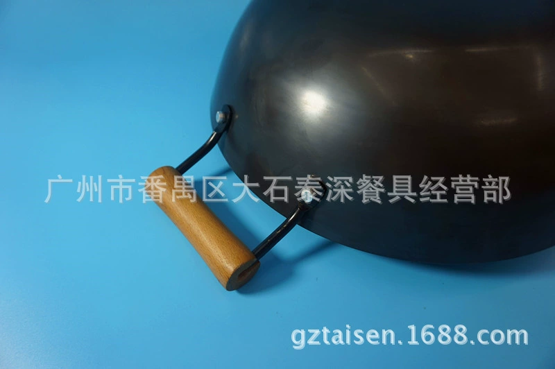 Iron stove? Нужно перевести: железная плита из нержавеющей стали без покрытия, wok, воздушная кислородная технология, толщина, деревянная ручка, бытовая плоская основа