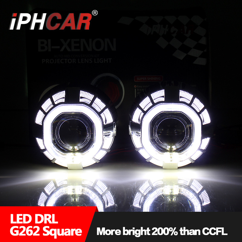 IPHCAR直销 导光天使眼双氙透镜Bi-xenon projector lens跨境货源