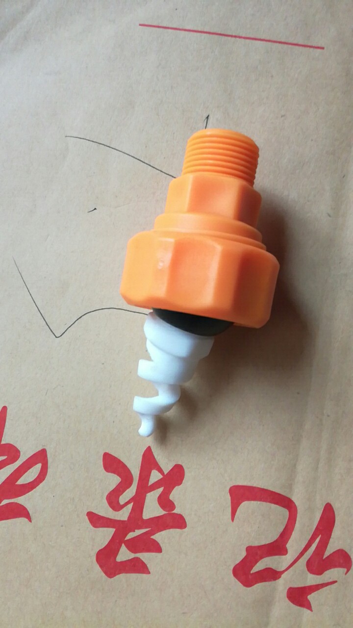 井冈山市3/8-316LSS螺旋喷嘴  3分PP工业雾化塑料喷嘴