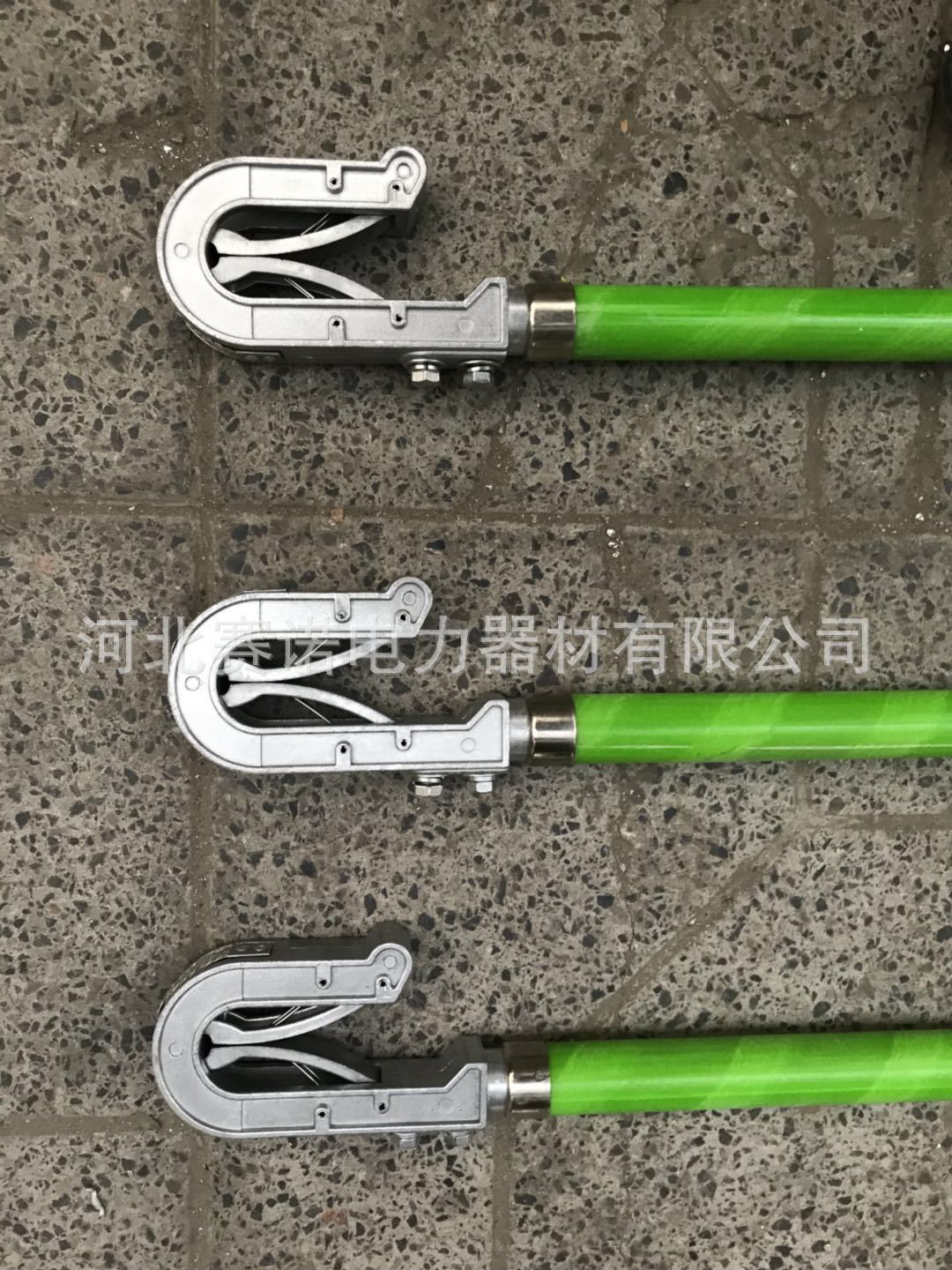 双舌线路型高压接地线15米 配接地棒短路接地线10KV殿力DL/T879