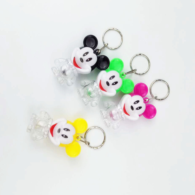 义乌君龙 led创意卡通闪光挂件 钥匙扣灯