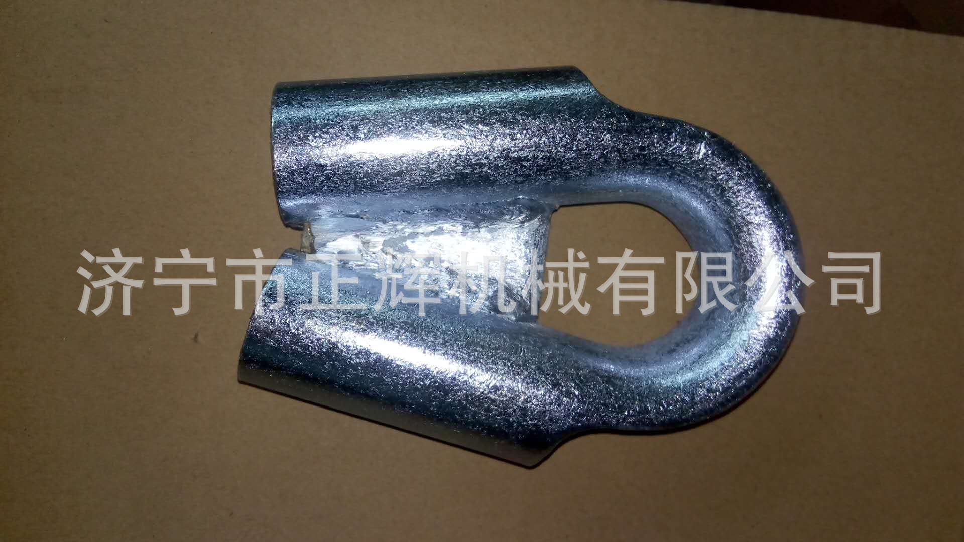 电镀锌齐头焊档 管式套环 鸡心环